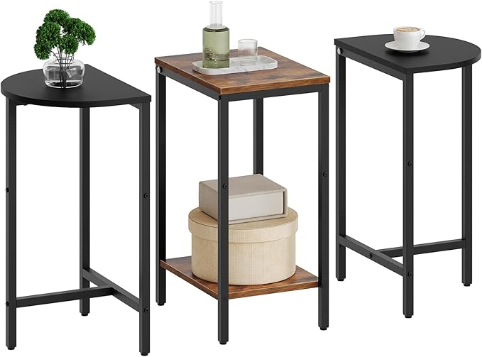 Small Side End Table, Nesting Side Table by Yatiney