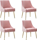 Velvet Dining Chairs, Furniture Collection Modern Contemporary Upholstered by RESTWORLD