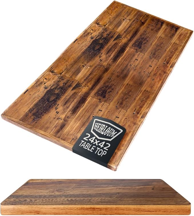 Reclaimed Wood Table Top by Heirloum