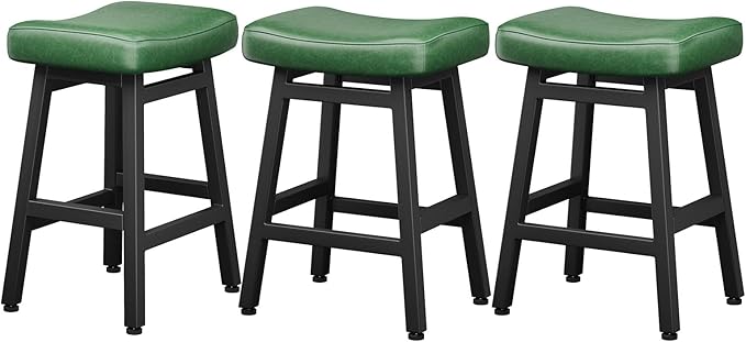 Counter Height Bar Stools Set of 3, 24 Inch Barstools - Image 9