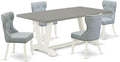 East West Furniture V097SI215-5 5 Piece Dining Table Set by EastWestFurniture