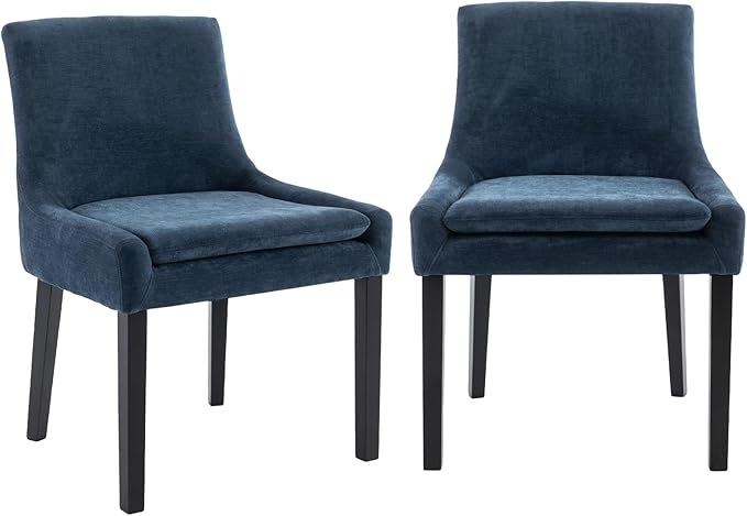 COLAMY Modern Dining Chairs Set of 2, Upholstered Corduroy Accent Side Leisure by COLAMYINC