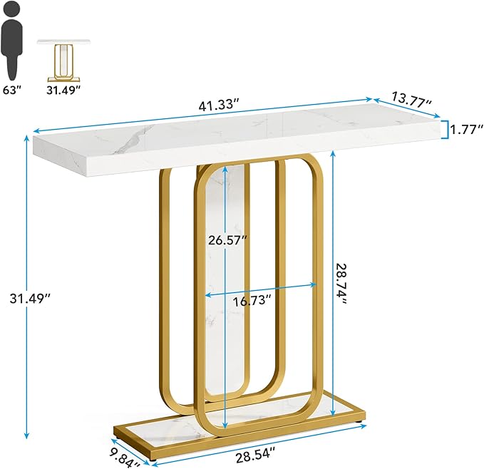 LITTLE TREE Modern Entryway Console Table - Image 3