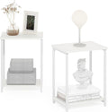 Furinno Simplistic Industrial Metal Frame End Table by Furinno-FitsYourSpaceFitsYourBudget