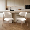 Upholstered Dining Chairs Set of 2, Mid Century Modern Kitchen Chairs by Aobalvn