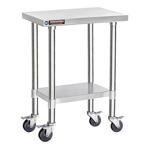 DuraSteel 24x18 NSF Stainless Steel Cart by DuraSteel