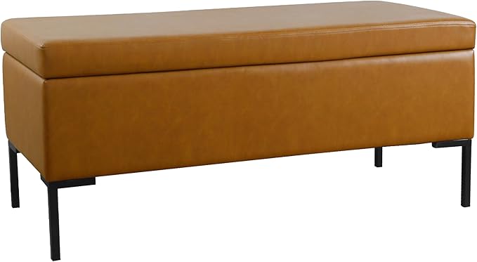 HomePop Upholstered Storage Bench by HomePop