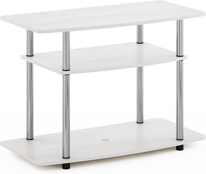 Furinno Turn-N-Tube No Tools 3-Tier Entertainment Center TV Stand - Image 5