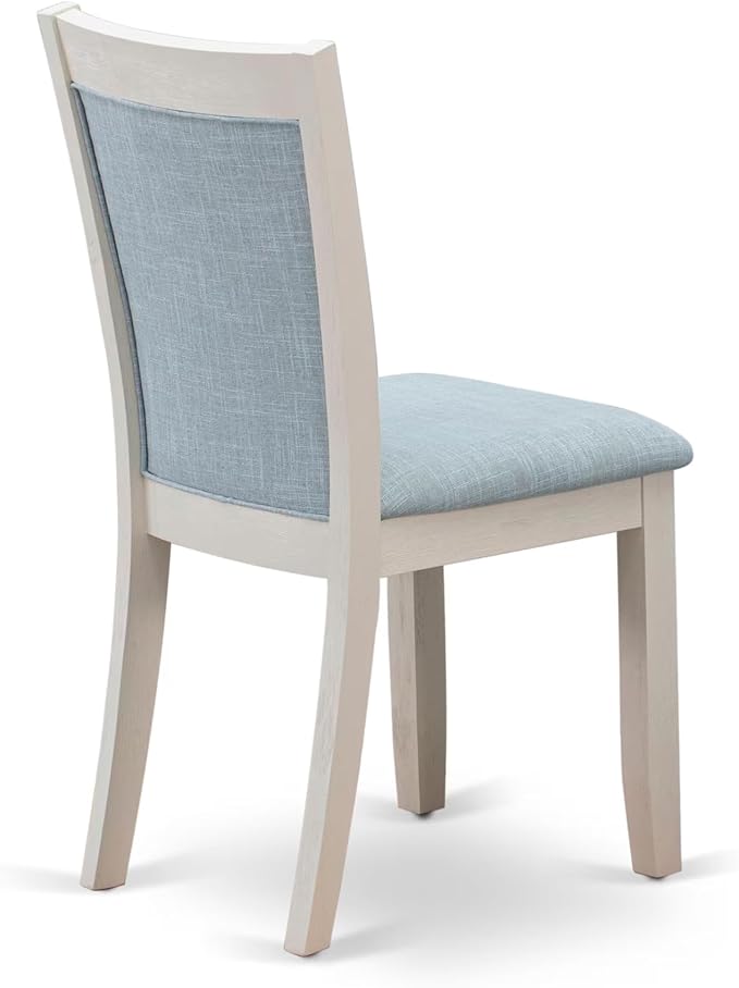 East West Furniture V027MZ015-6 6 Piece Dining Table Set Contains a Rectangle - Image 12