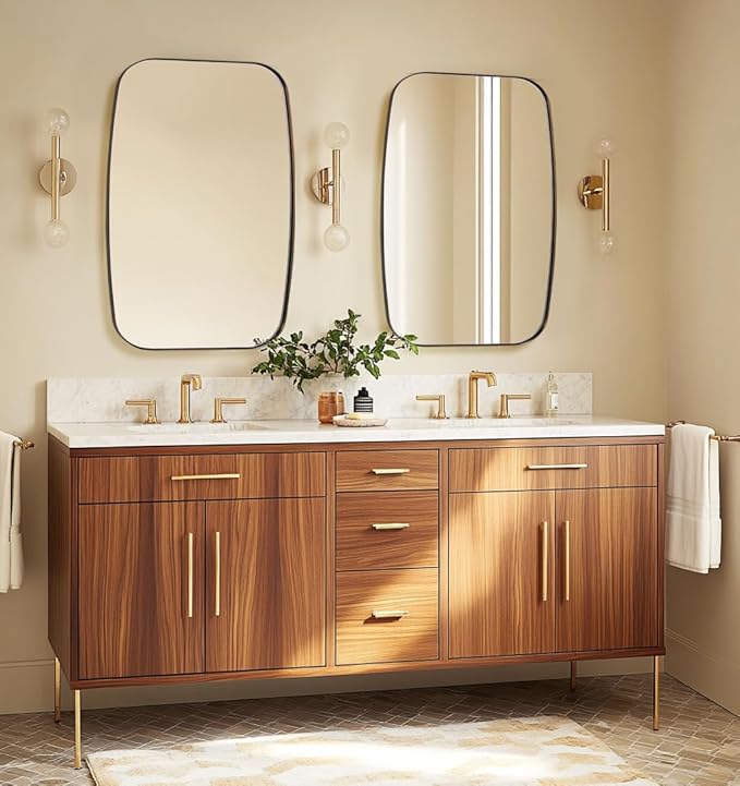 ANDY STAR Oval Mirrors for Bathroom, 20x30 Bronze Bathroom Vanity Mirror - Image 6