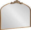 Kate and Laurel Arendahl Ornate Traditional Arch Mirror; 36 x 29; Gold; by KateandLaurel
