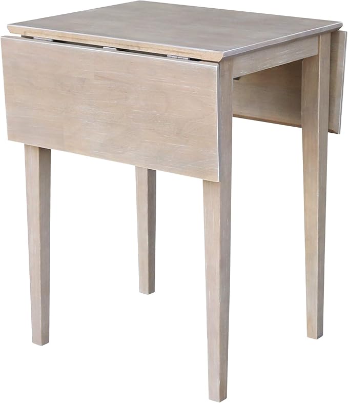 IC International Concepts, Solid Wood Small Drop Leaf Dining Table, Solid Real - Image 13