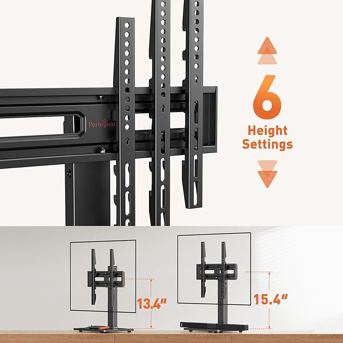 Perlegear Universal Swivel TV Stand - Image 5