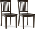 COLAMY Wooden Dining Chairs Set of 2, Solid Rubberwood Kitchen & Dining Room by COLAMYINC