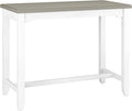 Hillsdale Furniture Hillsdale Clarion Side, Distressed Gray/Sea White Counter by HillsdaleFurniture