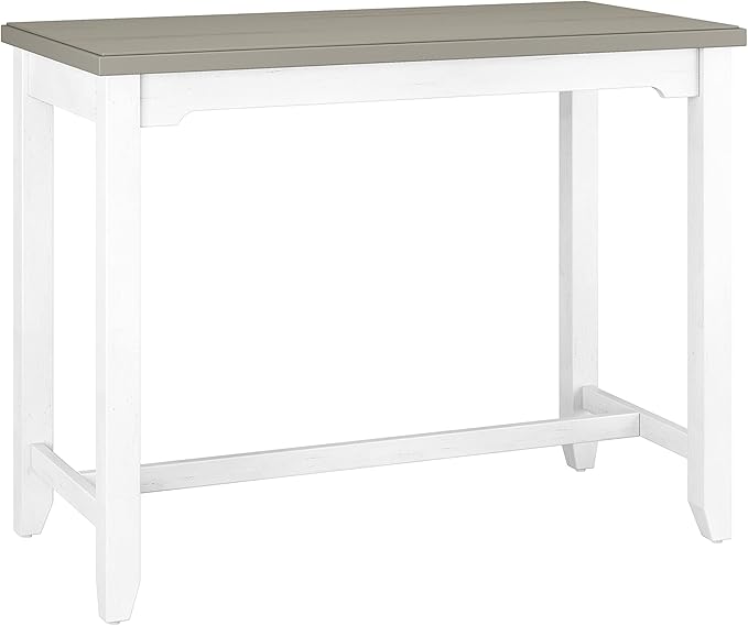 Hillsdale Furniture Hillsdale Clarion Side, Distressed Gray/Sea White Counter by HillsdaleFurniture