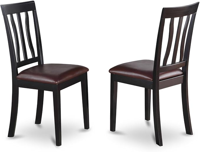 East West Furniture LGAN9-BCH-LC 9 Piece Kitchen Table & Chairs Set Includes a - Image 6
