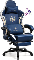 GTPLAYER Gaming Chair with Bluetooth Speakers and Footrest, Dragon Series Video by GtracingDirect