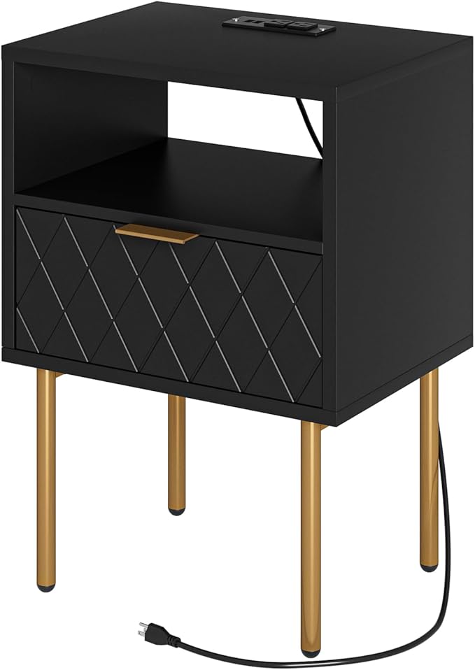Nightstand, Small Bedside Table - Image 8