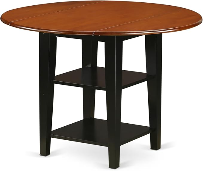 East West Furniture SUAN5-BCH-C 5 Piece Kitchen Table & Chairs Set Includes a - Image 6