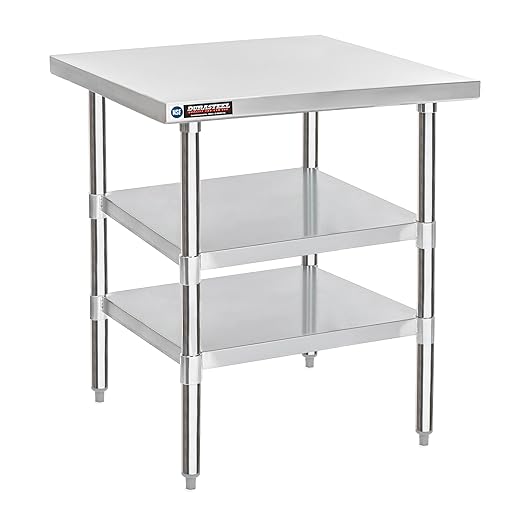 DuraSteel Food Prep Stainless Steel Table by DuraSteel