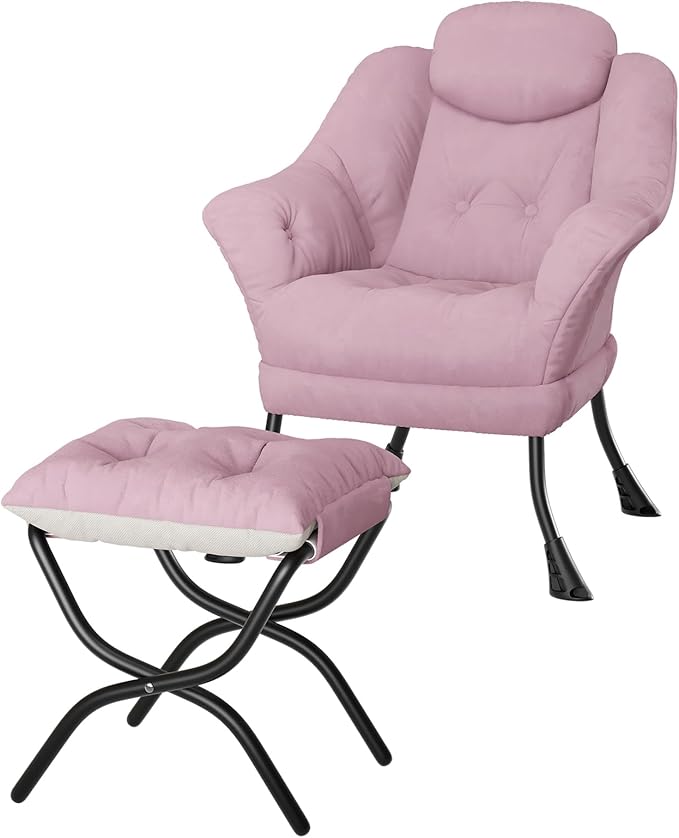 IDEALHOUSE Lazy Chair with Ottoman by IDEALHOUSE
