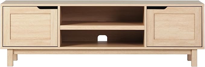 Walker Edison Tage Modern Pull-Open Door Low Stand - Image 5