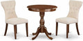 East West Furniture ESGA3-MAH-32 3 Piece Dining Table Set by EastWestFurniture