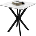 Square Side Table Set of 1, Modern Stylish End Table by Goldfan