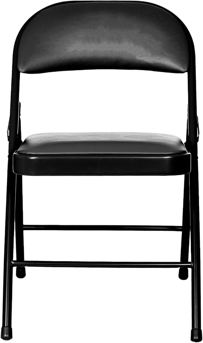 OEF Furnishings OEF950 Series Vinyl Padded Steel Folding Chairs - Image 4