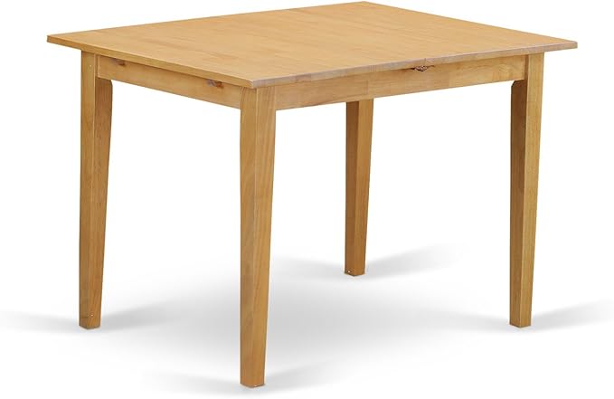 East West Furniture NOBR5-OAK-18 5 Piece Dining Room Table Set Includes a - Image 4