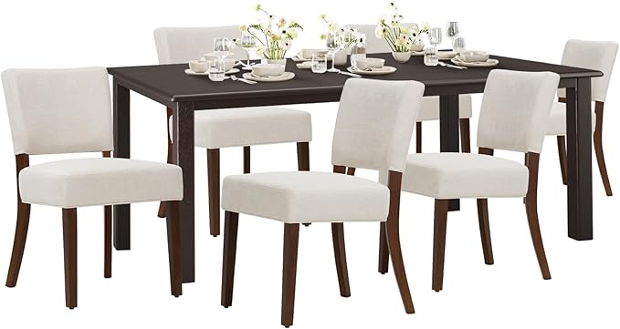 COLAMY 60 Inch Rectangular Kitchen Dining Table by COLAMYINC
