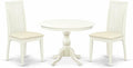 East West Furniture HBIP3-LWH-C 3 Piece Dinette Set by EastWestFurniture