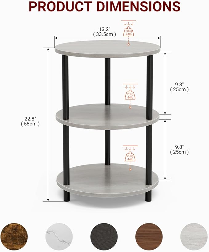 Small Round End Table - Image 3