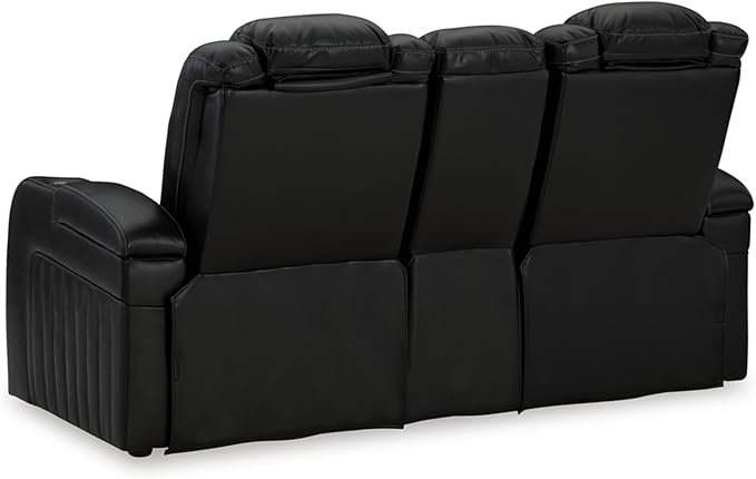 Signature Design by Ashley Caveman Den Modern Faux Leather Power Reclining - Image 6