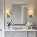 ANDY STAR Chrome Bathroom Mirror, 24x36 Inch Polished Chrome Rectangle Mirror by ANDYSTAR