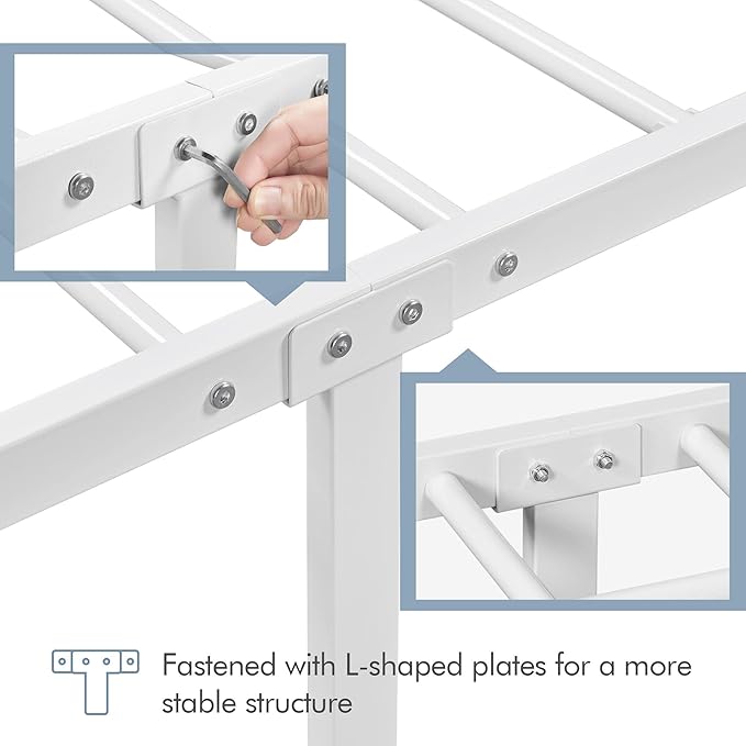 Yaheetech Metal Twin Size Bed Frame, Platform Bed Frame, Mattress Foundation - Image 5