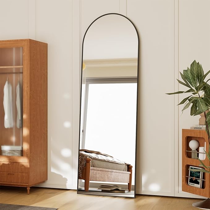 Koonmi 21x56 inch Arched Full Length Mirror, Standing Hanging or Leaning by KOONMI