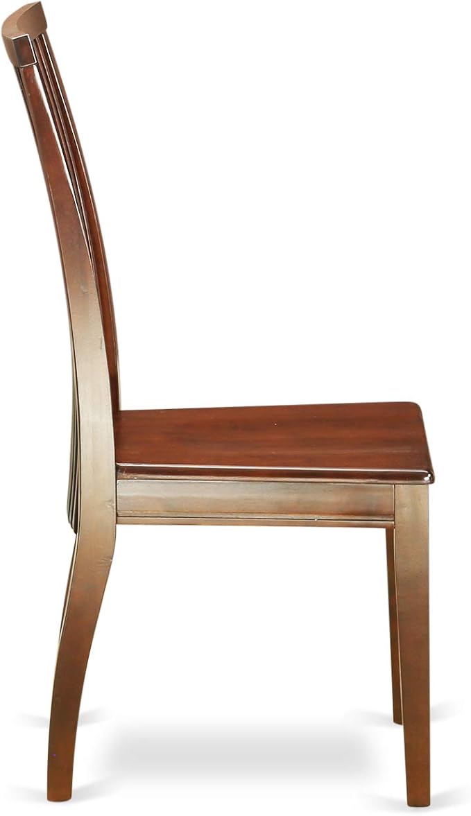 East West Furniture ESIP3-MAH-W 3 Piece Dining Table Set - Image 7