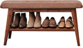 Shoe Entryway Bench, Bamboo Shoe Rack Bench, Organizer by SOBIBO