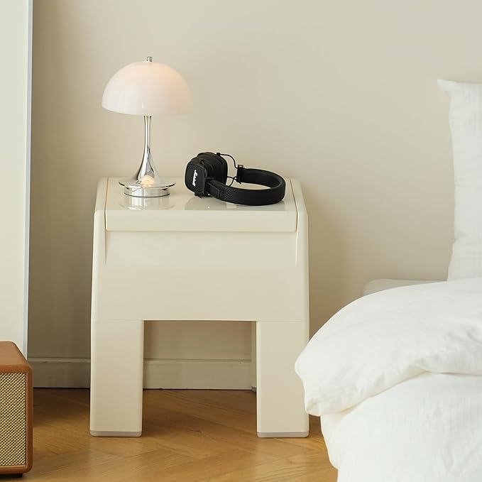 Nightstand Bedside with Storage Space, Dorm and Small Spaces, Easy Assembly - Image 3