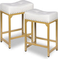 Bar Stools Set of 2, Counter Height Bar Stools by FLYZC