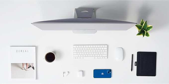 Kaboon White Table Top 23.62" D x 55" W, Solid One-Piece Desktop, Universal - Image 2