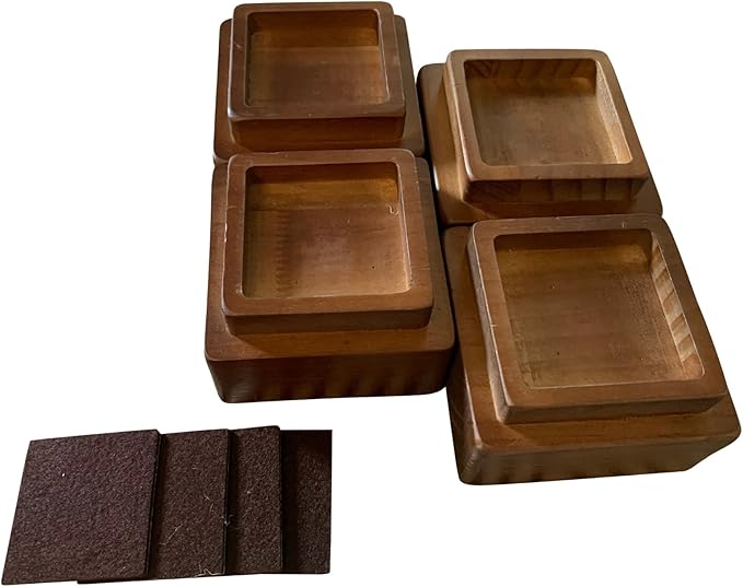 Walnut Wood Risers by PrimeWoodcraft