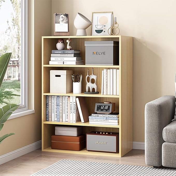 Basic Open Shelf Bookcase by NELYE