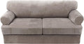 H.VERSAILTEX Sofa Cover 3 Piece T Cushion Sofa Slipcovers Thick Velvet Couch by HVERSAILTEX