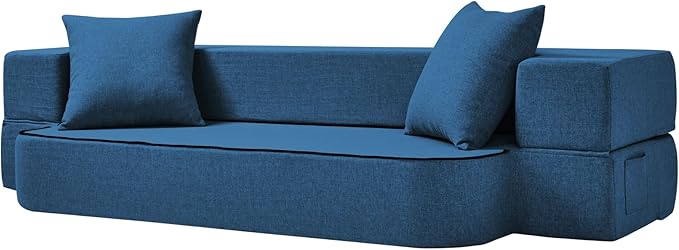 2-in-1 Folding Sofa Bed with Pillows by SUYOLS