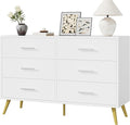 Shintenchi 6 Drawer Dresser, Wide Chest of Drawers Organizer Storage by Shintenchi