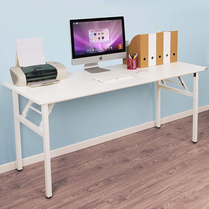 DlandHome Computer Desk 62 inches Office Desk Computer Table Study Writing Desk - Image 8
