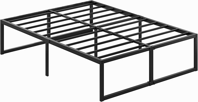 18 Inch King Bed Frame Sturdy Mattress Foundation, Heavy Duty Metal Platform - Image 7